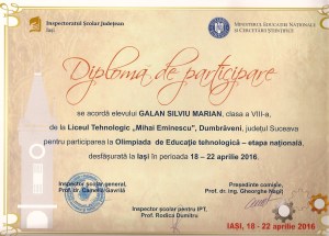 Diploma Ok MArian Galan